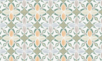 Hand-Drawn Floral Pattern in Cottagecore Style