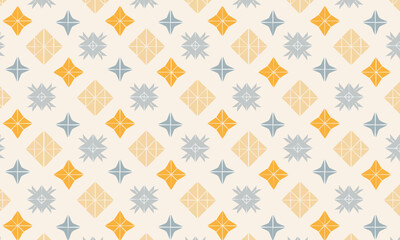 Cute and Simple Kids Geometric Seamless Pattern