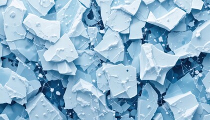 Icy White and Blue Camouflage Simulating arctic glacier environment. Great for winter themed designs.