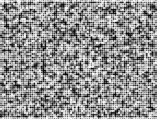 Monochrome Dot Matrix: A Dynamic Pattern of Black Dots on White, Creating Rhythmic Visual Flow in Minimalist Geometric Art