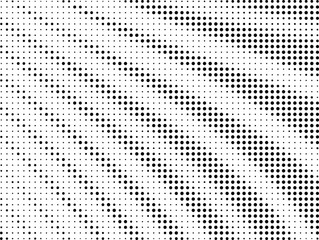 Monochrome Dot Matrix: A Dynamic Pattern of Black Dots on White, Creating Rhythmic Visual Flow in Minimalist Geometric Art