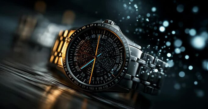 Morse Code on Wristwatch