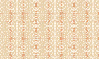 Delicate and Intricate Line Art Lace Pattern in Peach Color
