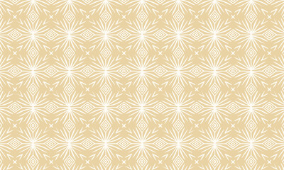 Subtle Luxury Art Deco Seamless Pattern in Champagne Color