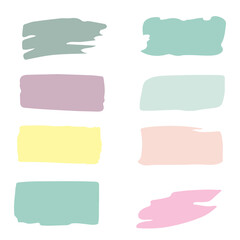 colourful pastel  brush