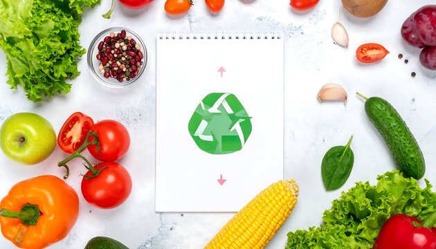 Produce and Health, Vibrant Food Poster