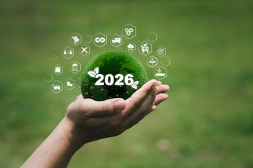 Future Vision of Sustainability in Hands with Green Ideas for 2026