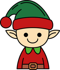 illustration of a cartoon elf