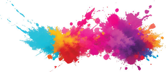 Stunning Watercolor Streaks, Stains, and Explosive Splashes in Vivid, Radiant Colors, Layered with Bold Brush Strokes and Set on a Clean White Background for a Modern, Artistic Impact.
