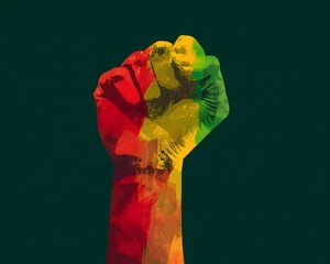 Celebrating Juneteenth Day A Raised Fist of Freedom