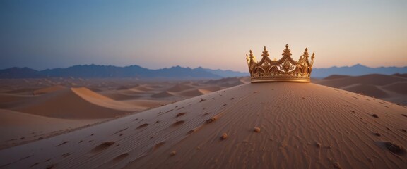  A Glimmering Crown in the Arid Sands A Study in Warm and Cool Tones