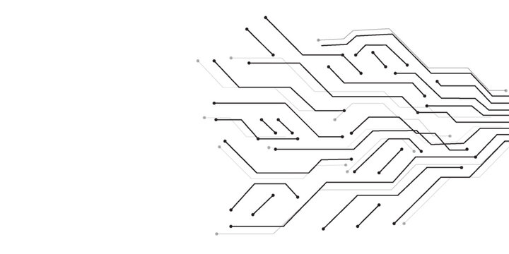 Motherboard technology abstract texture design. Creative idea AI banner concept for internet technology. Software coding. Digital concept for poster, cover, banner, header, web, presentation template.