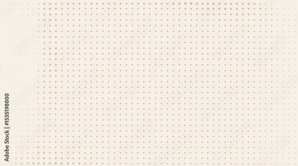 Poster minimal dotted texture on soft beige background, abstract halftone pattern, gentle design element, v