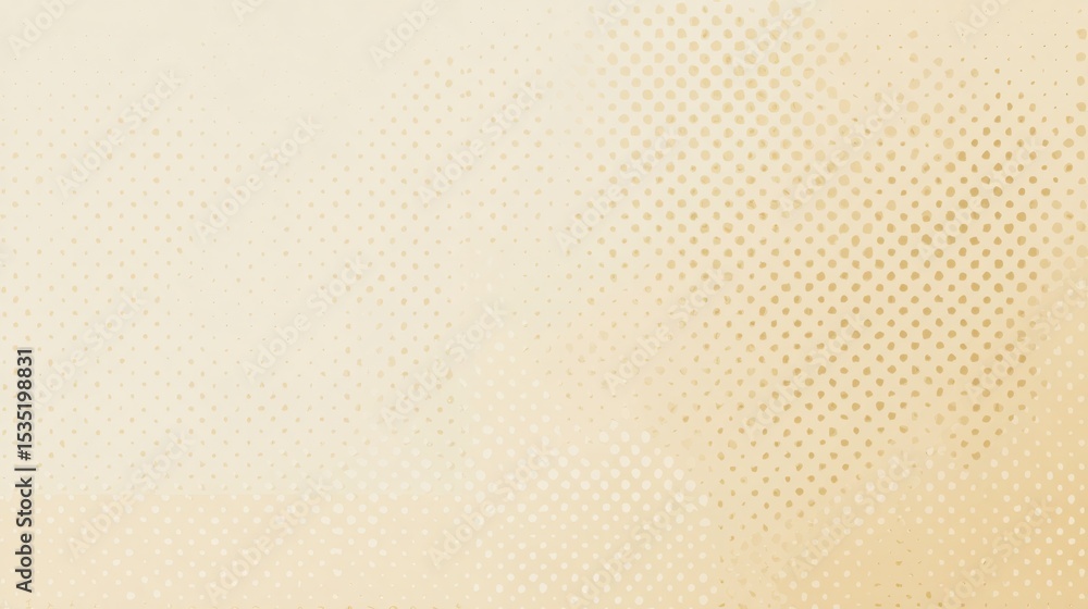 Poster minimal dotted texture on soft beige background, abstract halftone pattern, gentle design element, v