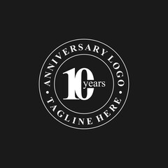 anniversary logo design, 10th anniversary, symbol, icon, party, logo design for 10th anniversary, vector, success, illustration, birthday, symbol, background, year, congratulation, greeting, invitatio