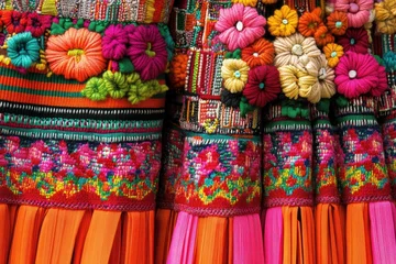 premium quality visual of thailand cultural fabric beautiful