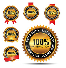 Vector gold sign, label template2.eps