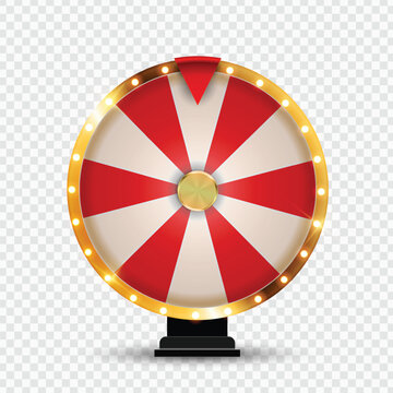 Wheel of Fortune, Lucky Icon. Vector Illustration.eps