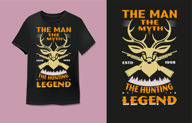 Vintage Deer T-Shirt Design for Hunting and Outdoor Apparel


