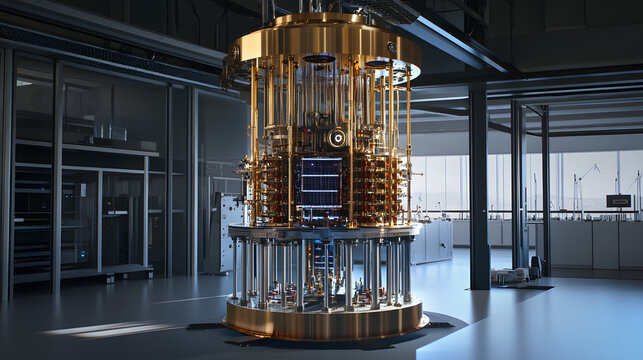 Quantum Computer in a High-Tech Laboratory
