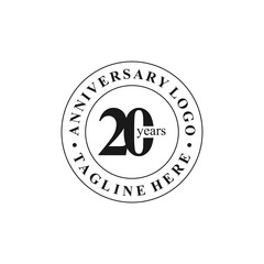 anniversary logo design, 20th anniversary, symbol, icon, party, logo design for 20th anniversary, vector, success, illustration, birthday, symbol, background, year, congratulation, greeting, invitatio