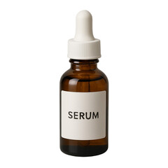 Serum Bottle  on transparent background 