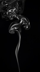 Abstract organic fluid shape with elegant white and grey liquid