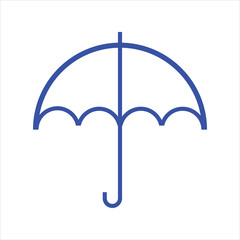 umbrella icon vector illustration