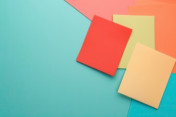 Clear Pixel Visual of Paper Notes in Three Colors