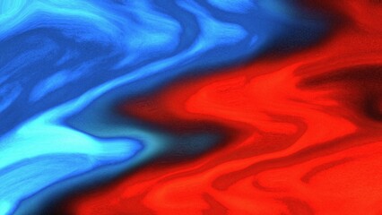 abstract background of colorful blue red black waves combustion liquify pattern blur noise grainy copy space