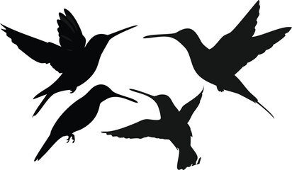 dark silhouette birds flying, monochrome minimalist bird illustration, vector graphic design birds, stark black and white bird silhouette art
