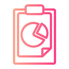 report gradient icon