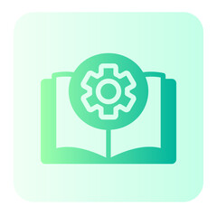 guide book gradient icon
