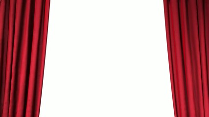 Theater curtain opening and closing motion graphic animation