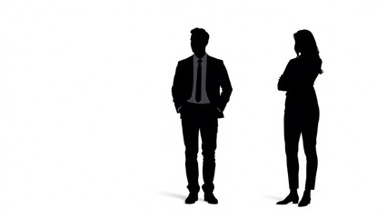 silhouettes of women