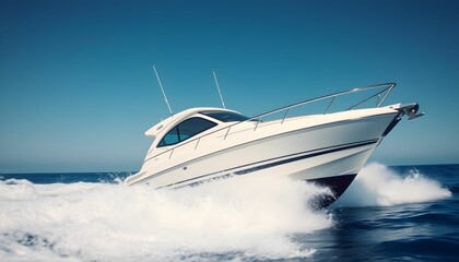 luxury yacht in the sea