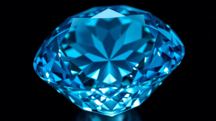 diamond on black background