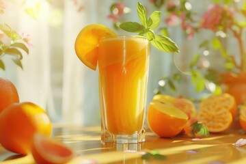 Sharp Picture of Fresh Smoothie Juice Mix Fruit Juice