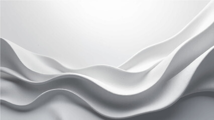 Abstract soft  grey gradient abstract background with flowing curves and grain texture.
