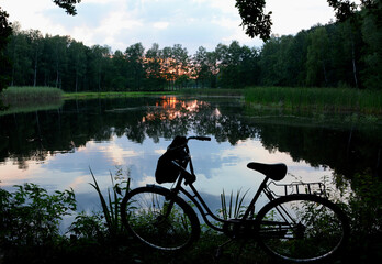 Rower nad wodą