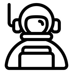 Obraz premium astronaut icon