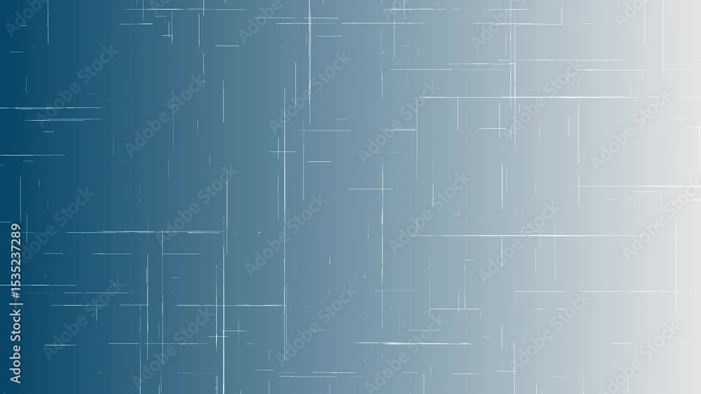 Poster abstract blue gradient background with white lines animation