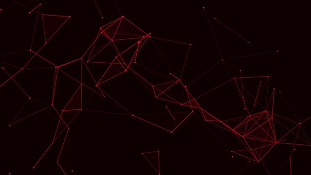 Abstract digital connection dots and lines. Technology background. Network connection structure. Plexus effect. 3d	