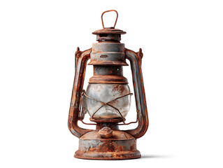 Vintage oil lantern with rustic appeal.