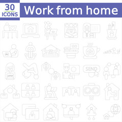  Work from home set