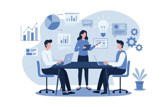 Strategic Business Meeting Collaboration, Innovation, and Data-Driven Decision Making for Enhanced Team Productivity and Success