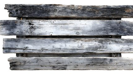 Weathered wooden pallet with rustic texture.