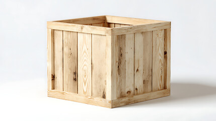 Wooden crate for storage and decoration purposes
