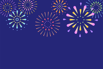Colorful fireworks
