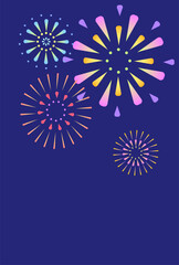 Colorful fireworks